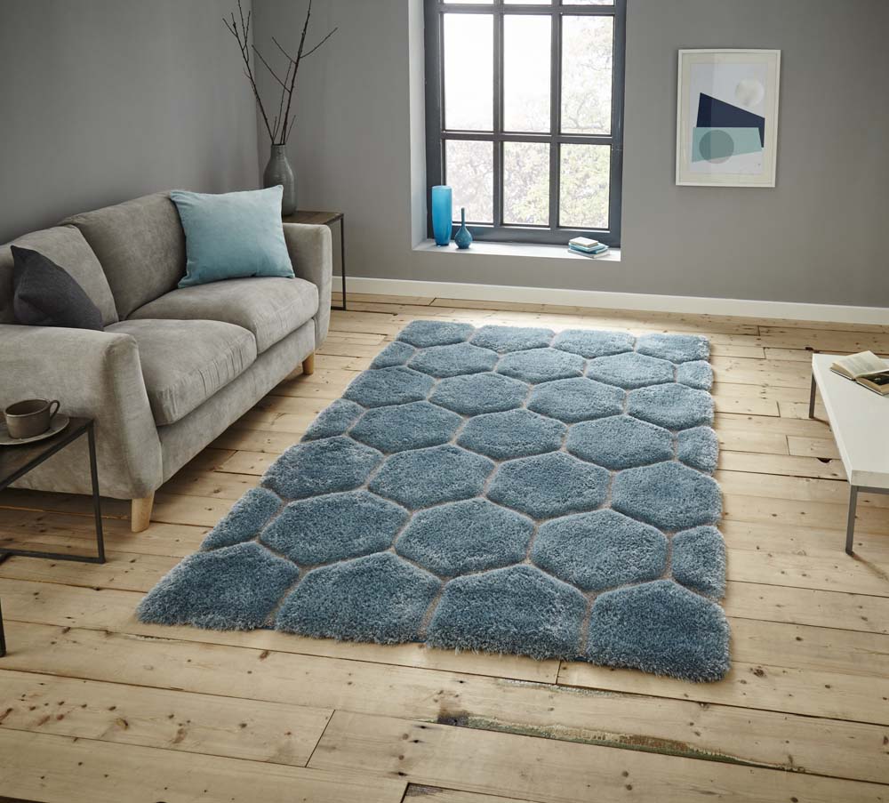 Noble House NH30782 Blue Rug