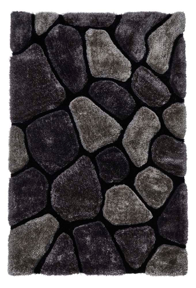 Noble House NH5858 Black/Grey Rug