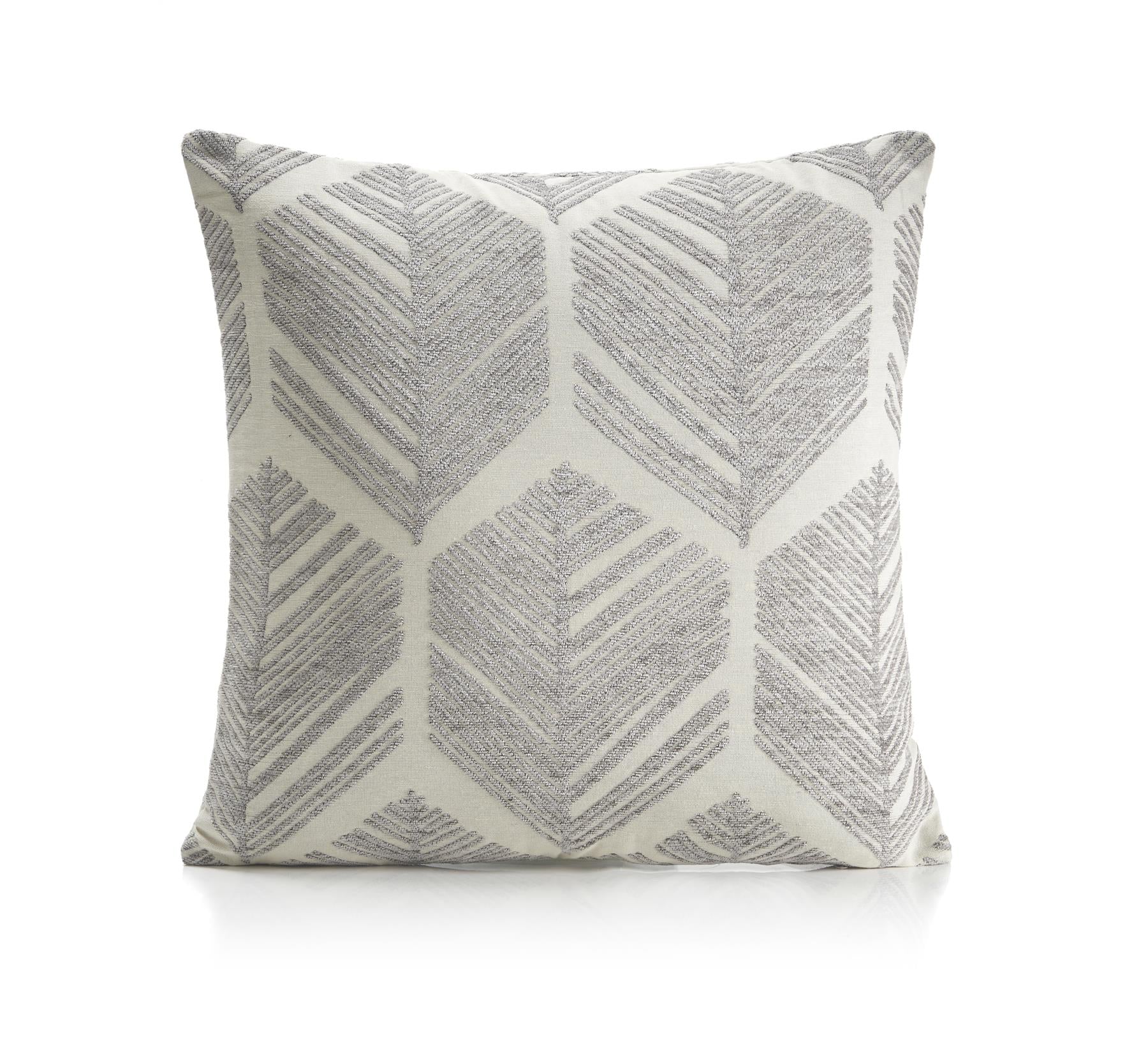 Silver Sherwoods Chenille Cushion Covers