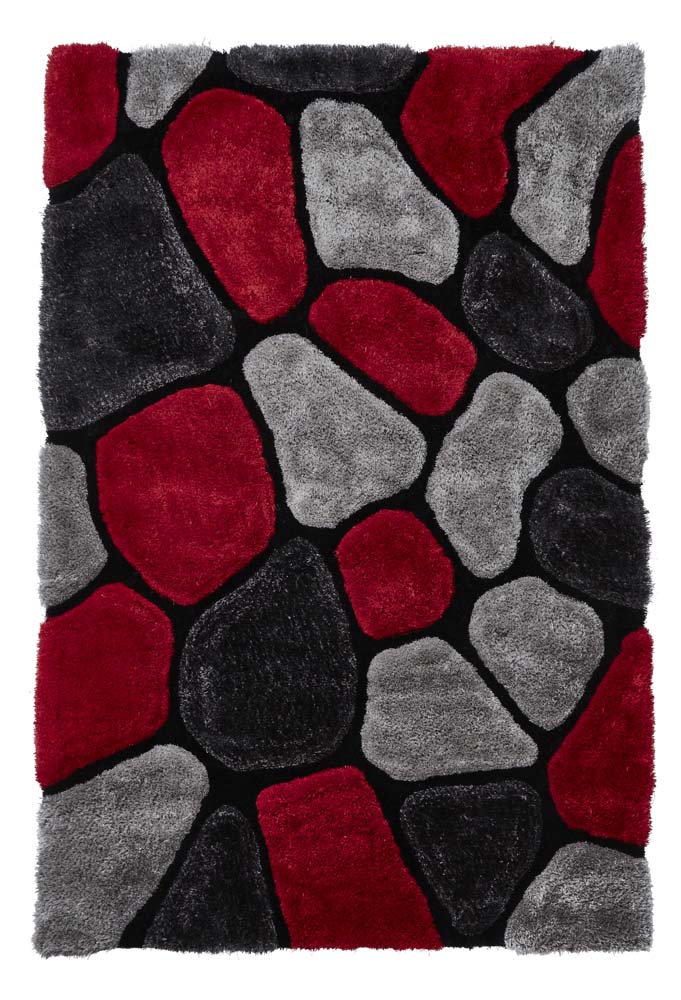 Noble House NH5858 Grey/Red Rug