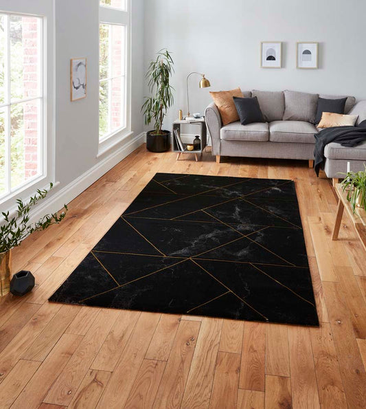 Craft 23299 Black/Gold Rug