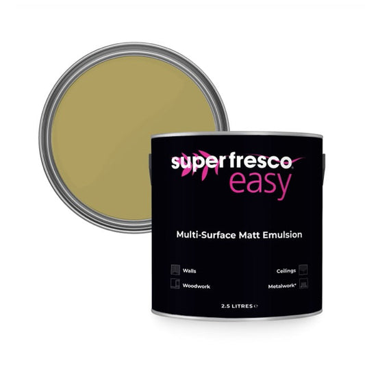 Madame Mustard 2.5l Matt Emulsion Paint by Super Fresco Easy