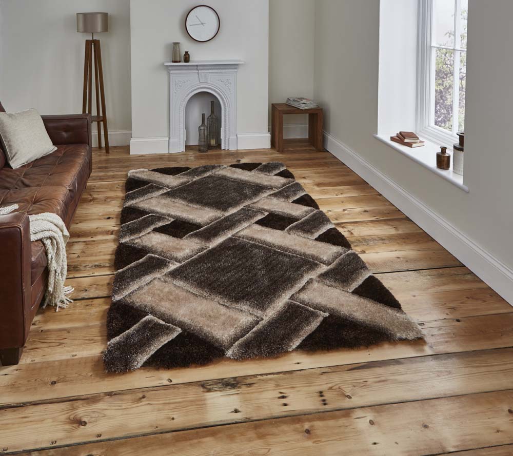 Noble House NH9716 Beige/Brown Rug