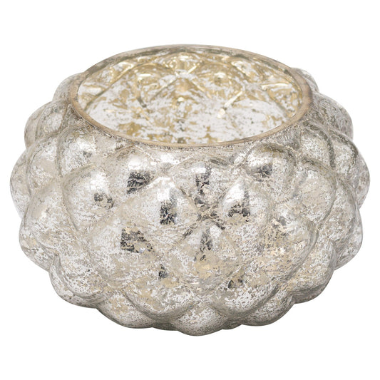 Silver Foil Effect Votive Candle Holder (20928) By Hill Interiors