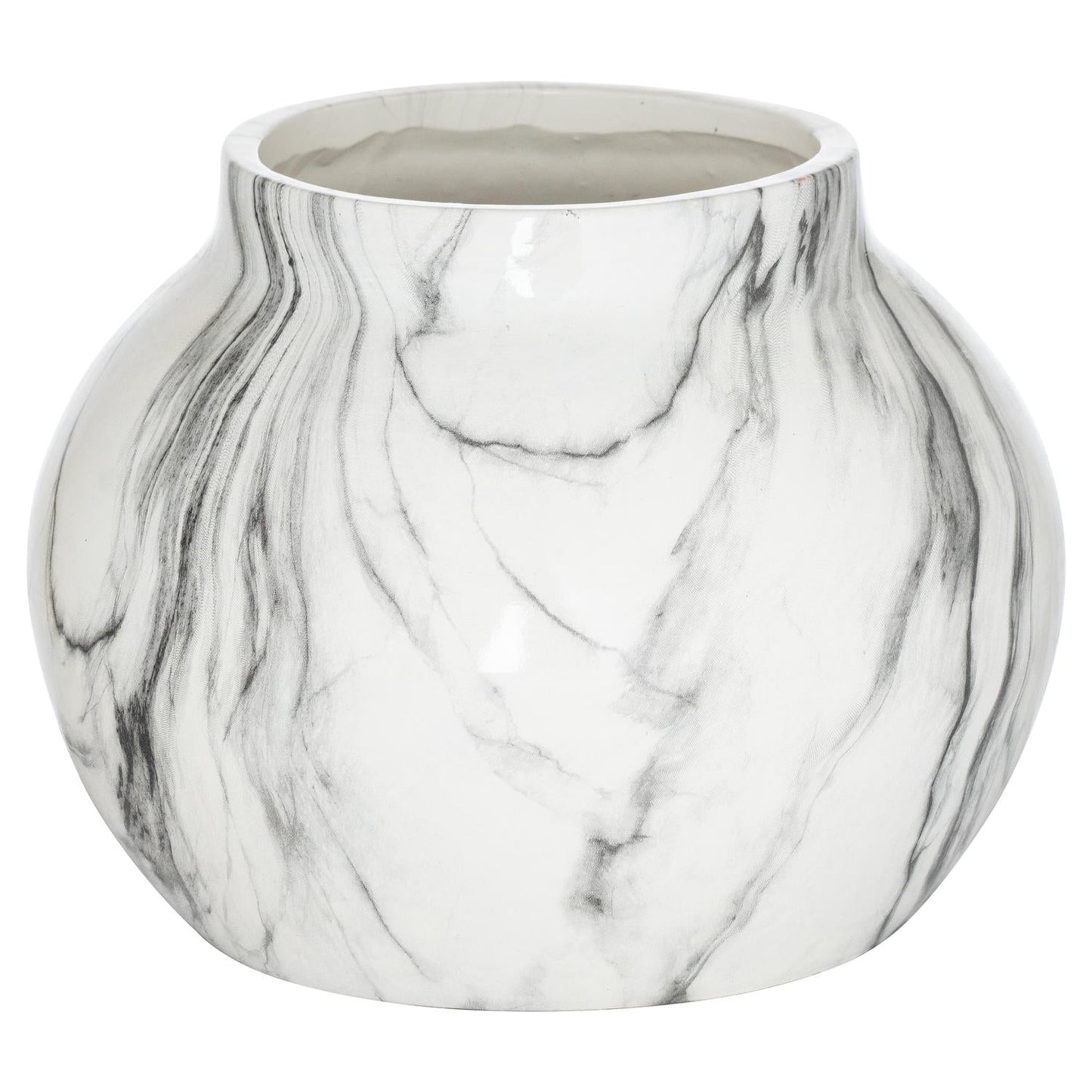 Marble Planter (21493) By Hill Interiors
