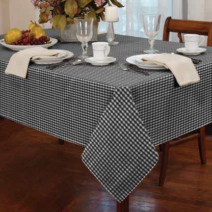 Black Gingham Tablecloths