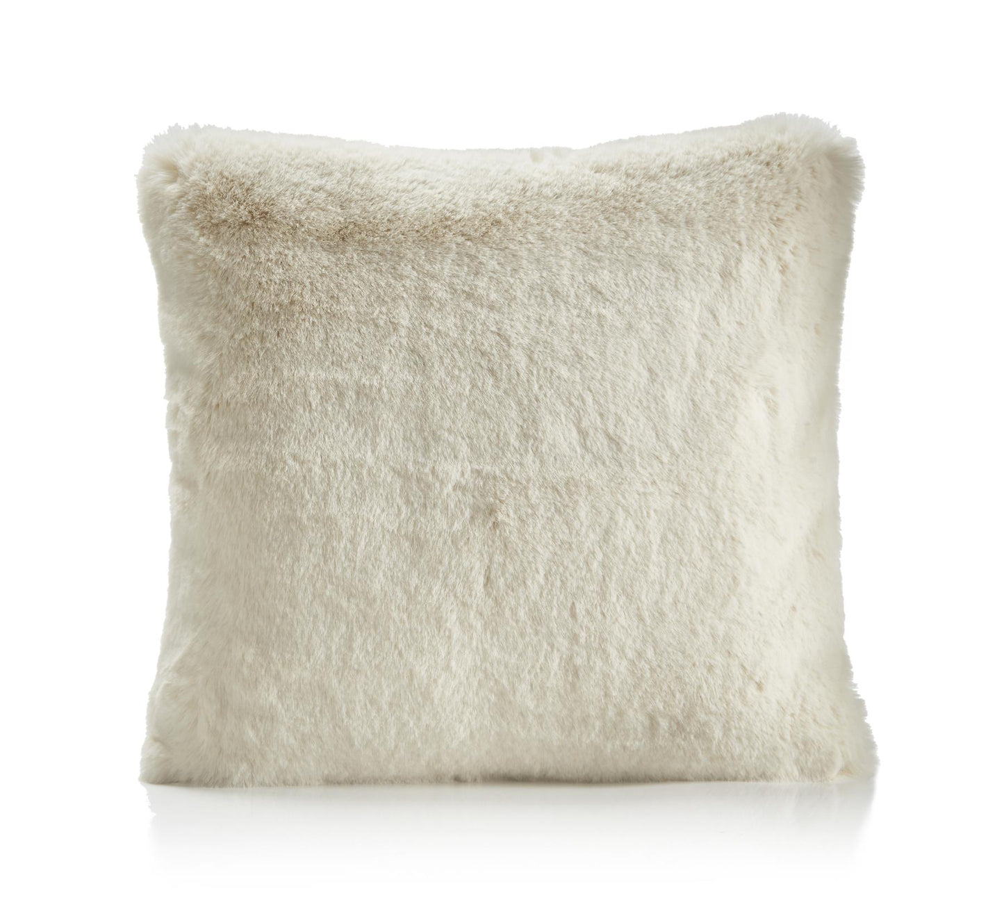 Ivory Faux Fur Rabbit Cushion Covers