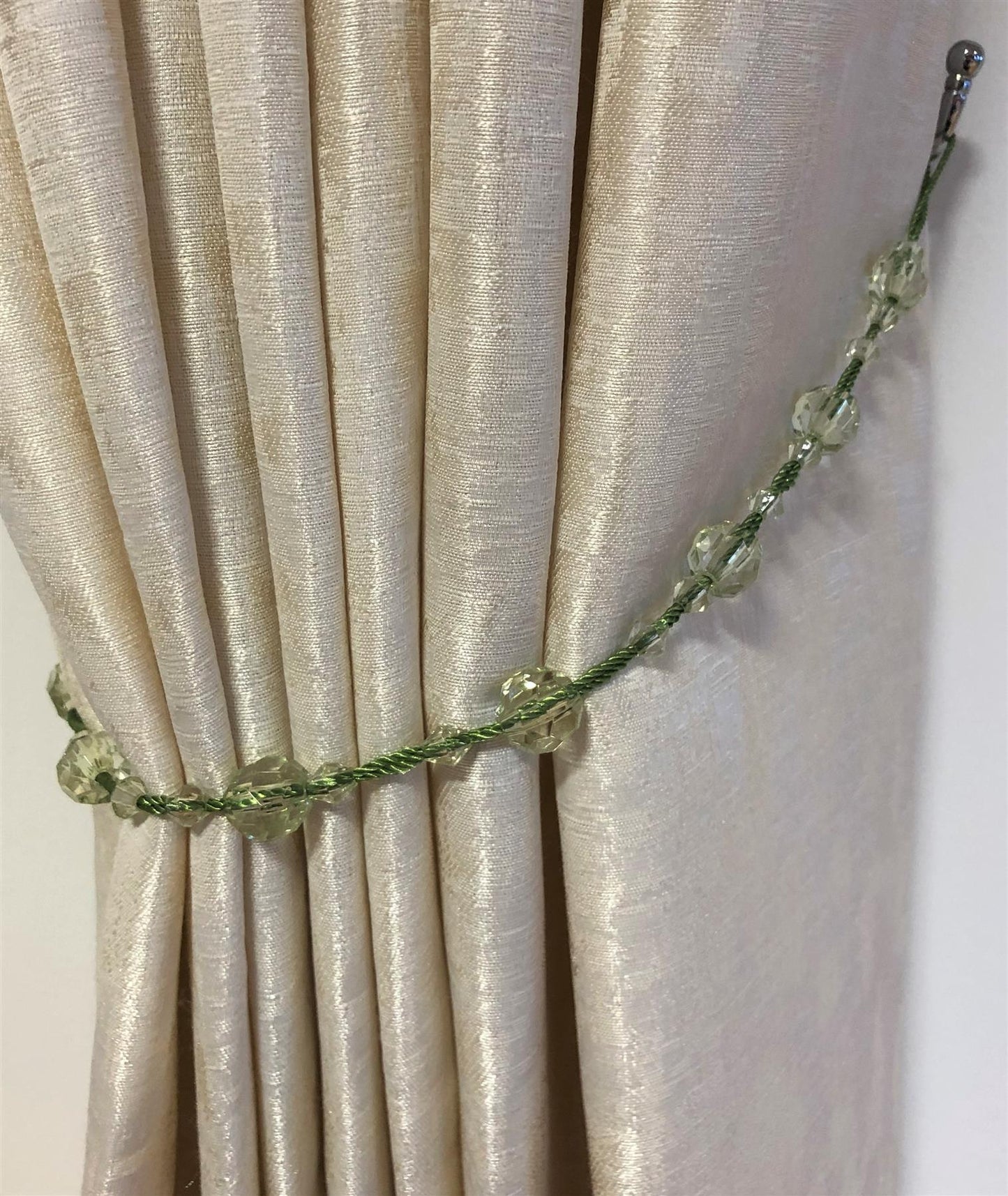 Emerald Twinkle Curtain Tie Backs - Pair
