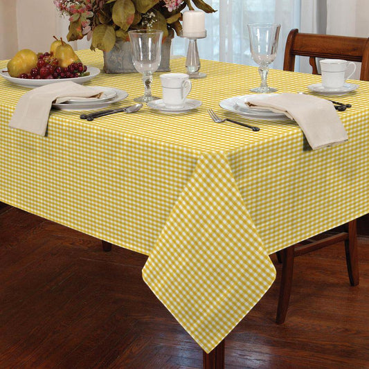 Yellow Gingham Tablecloths