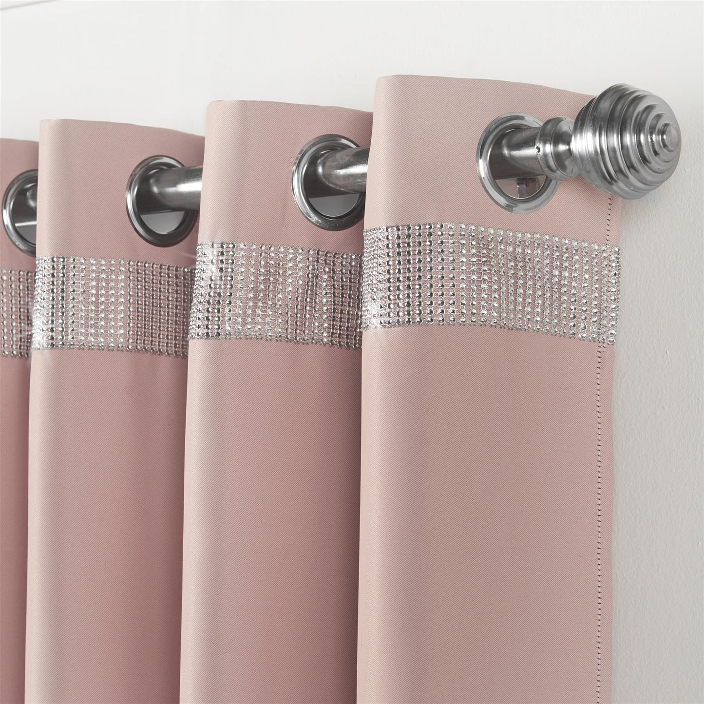 Blush Pal Thermal Eyelet Curtains - Pair