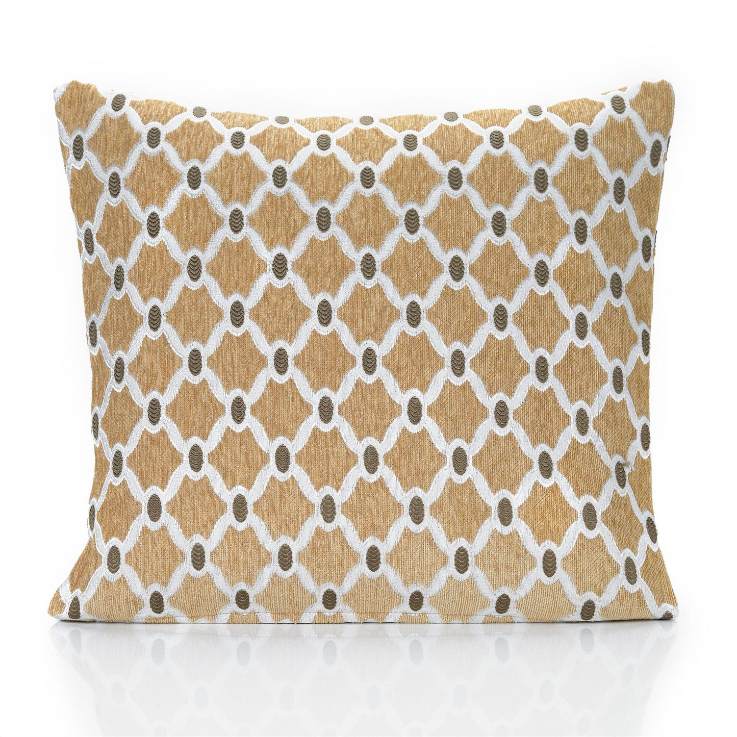 Gold Berkle Chenille Cushion Covers