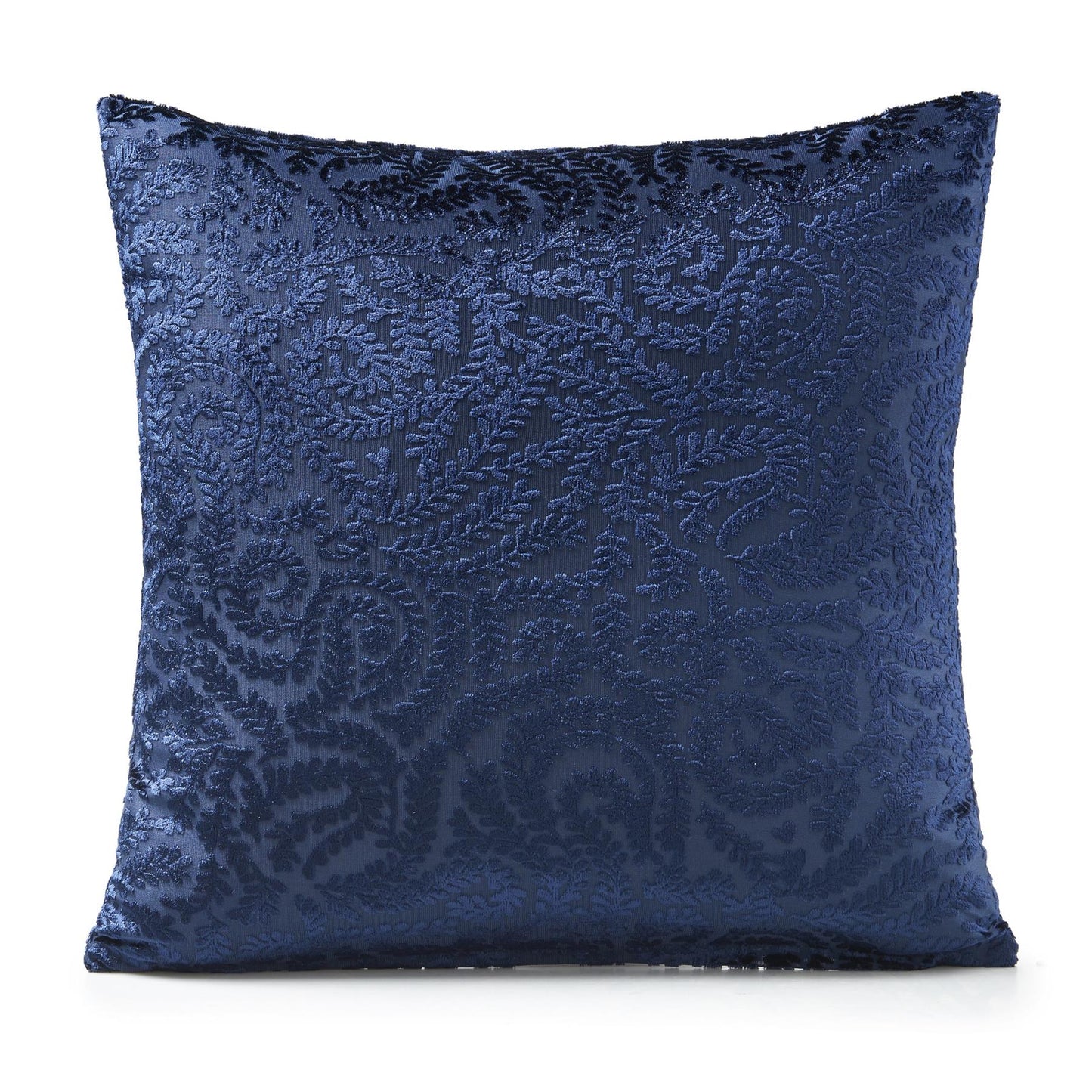 Navy Ashdow Geometric Chenille Cushion Covers