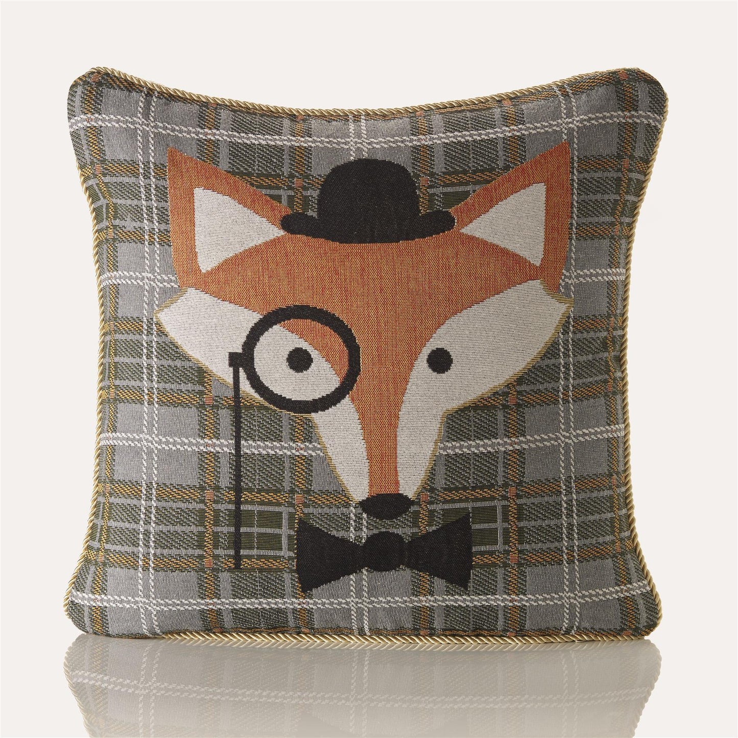 Multi Fox Tapestry Cushion Cover