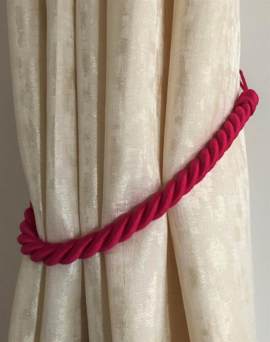 Cerise Single Rope Curtain Tie Backs