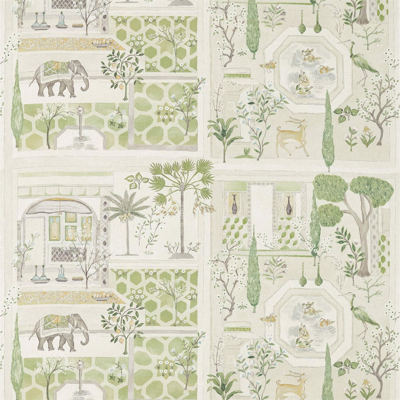 Sultans Garden Fabric by Sanderson