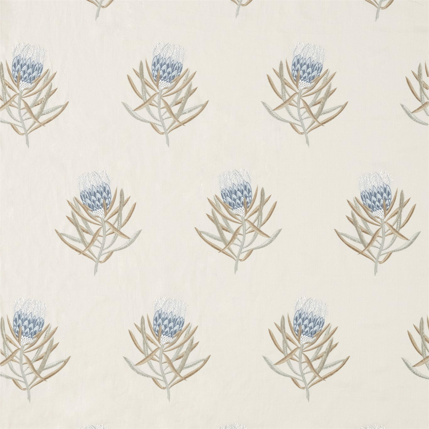Protea Flower Fabric by Sanderson