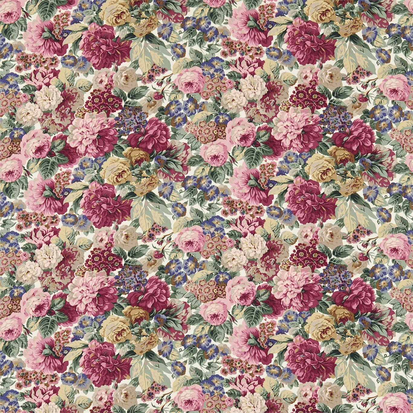 Rose & Peony Fabric by Sanderson