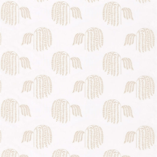 Bay Willow Fabric by Sanderson - DBAY236112 - Chalk
