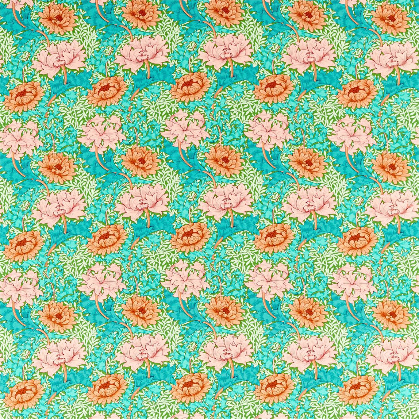 Chrysanthemum Fabric by Morris & Co.