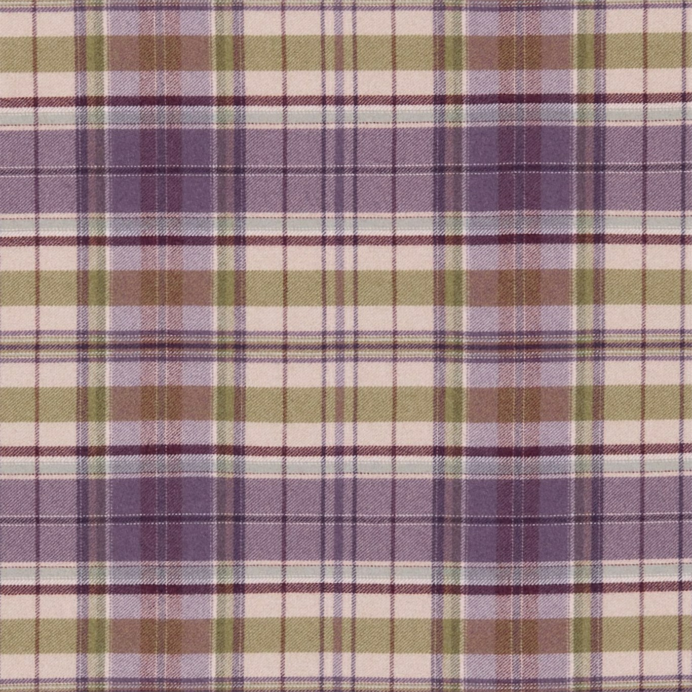 Byron Fabric by Sanderson - DBYR233239 - Mulberry/Sage