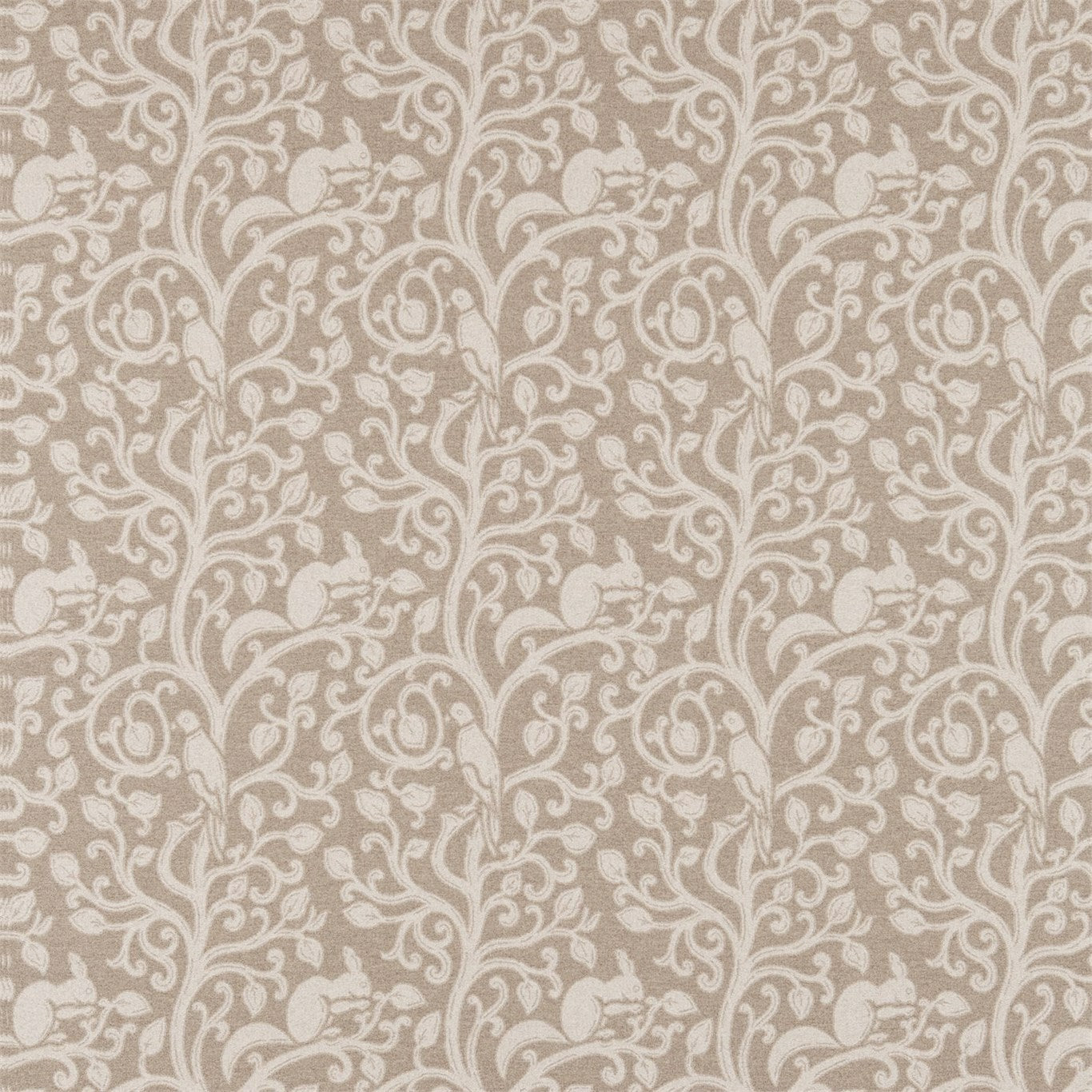 Squirrel & Dove Wool Fabric by Sanderson