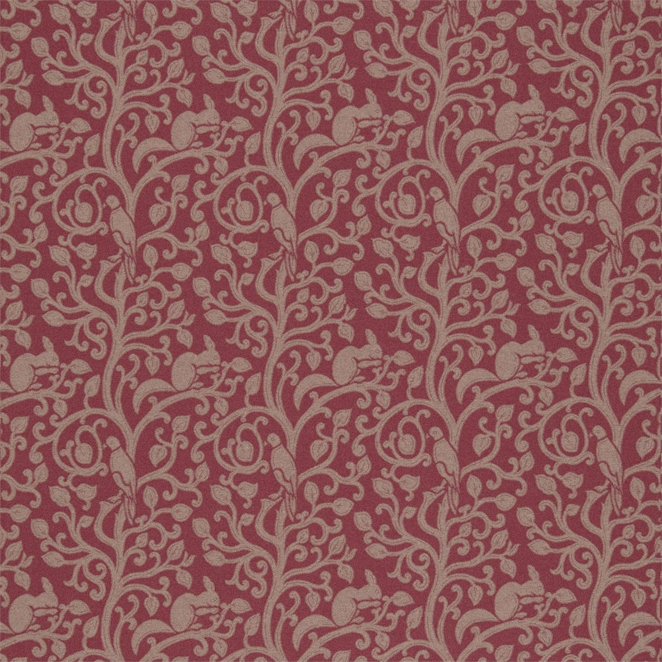 Squirrel & Dove Wool Fabric by Sanderson