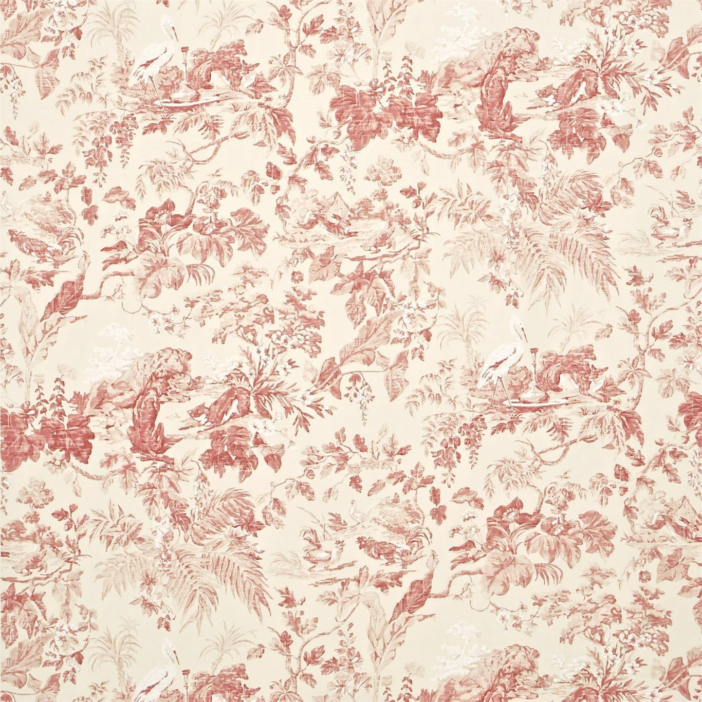 Aesops Fables Fabric by Sanderson - DCAVAE201 - Pink