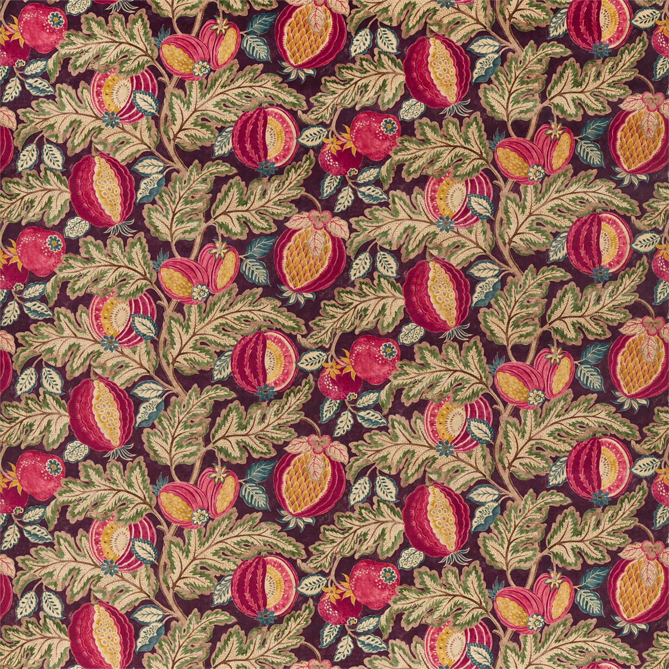 Cantaloupe Fabric by Sanderson - DCEF226635 - Cherry/Alabaster