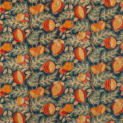 Cantaloupe Fabric by Sanderson - DCEF226636 - Tumeric/Indigo