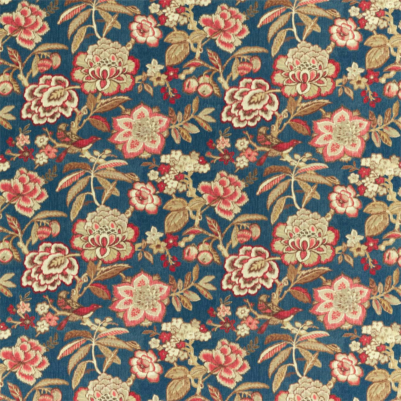 Indra Flower Fabric by Sanderson