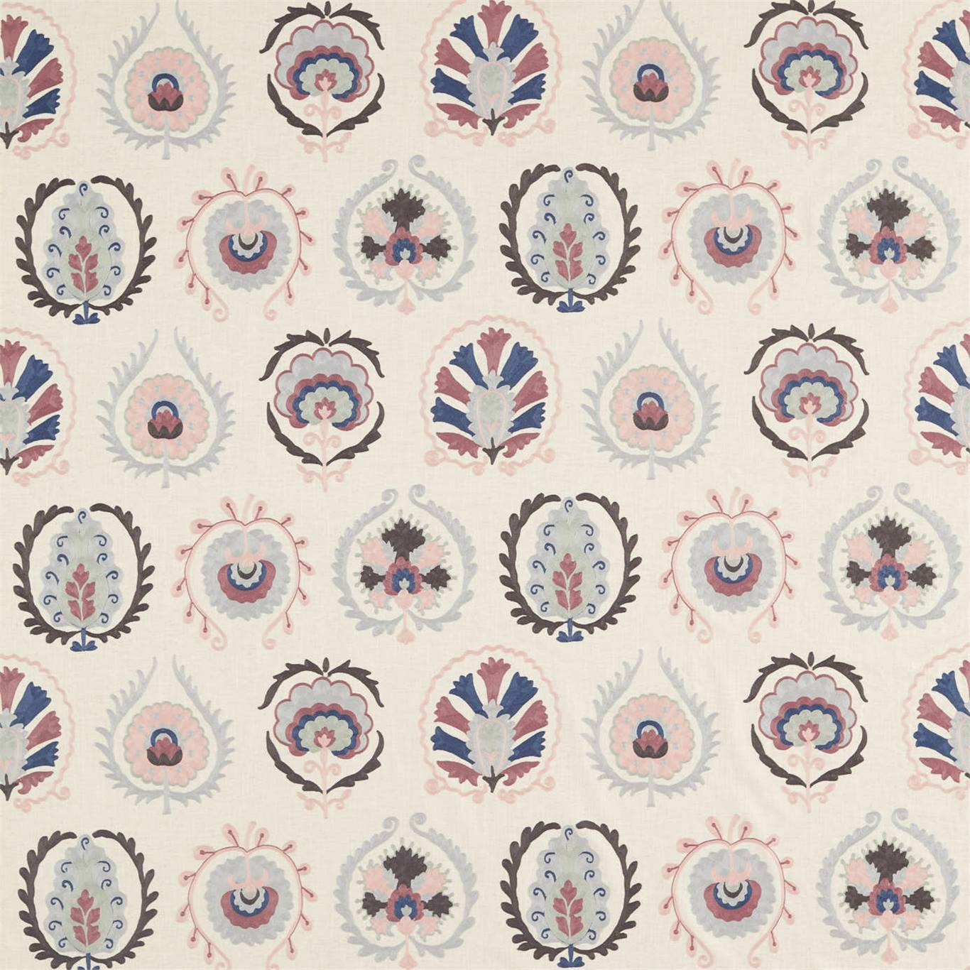Daula Fabric by Sanderson - DCEF236885 - Blush/ Dove
