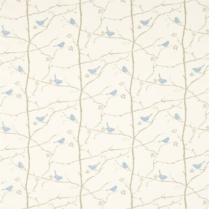 Dawn Chorus Fabric by Sanderson Home - DCHK223598 - Mineral Blue