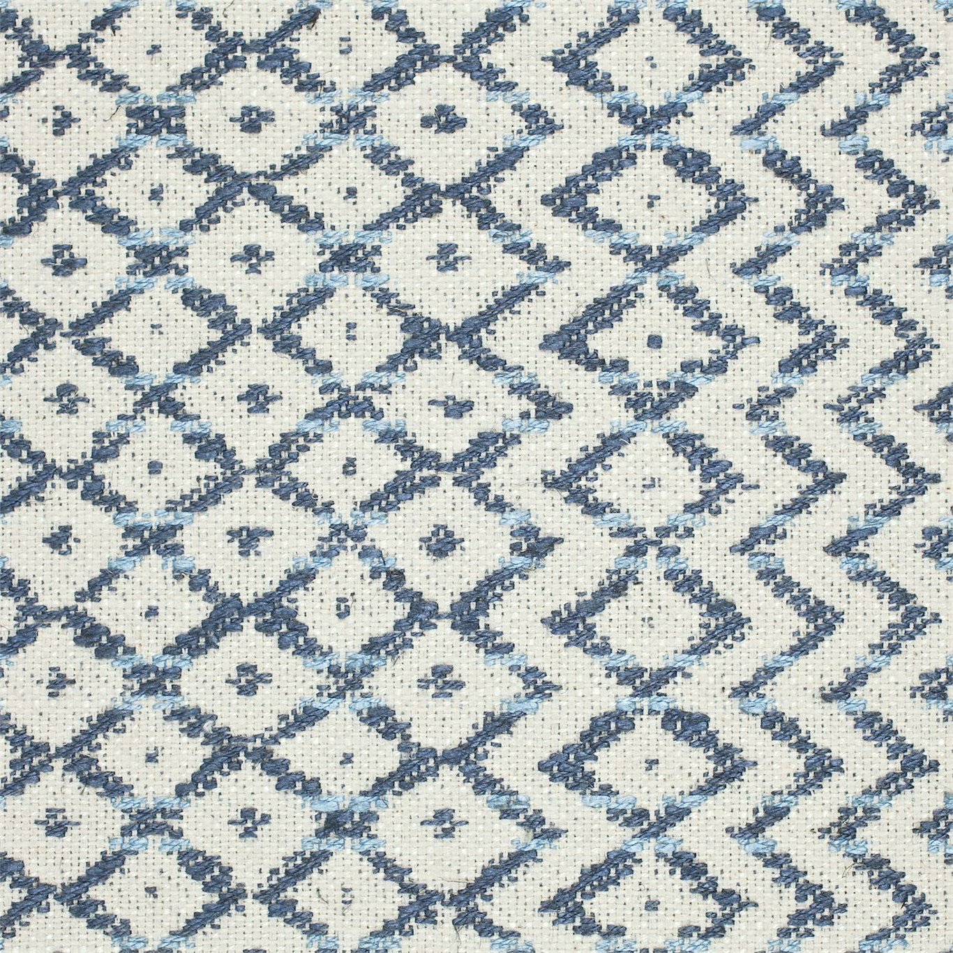 Cheslyn Fabric by Sanderson - DCLO232032 - Indigo/Ivory