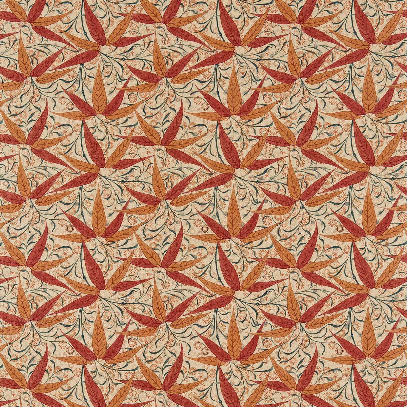 Bamboo Fabric by Morris & Co. - DCMF226720 - Russet/Siena