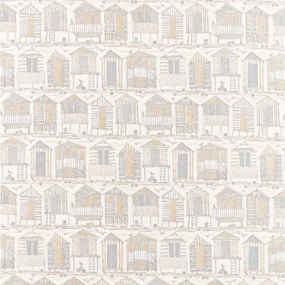 Beach Huts Fabric by Sanderson Home - DCOA226491 - Driftwood