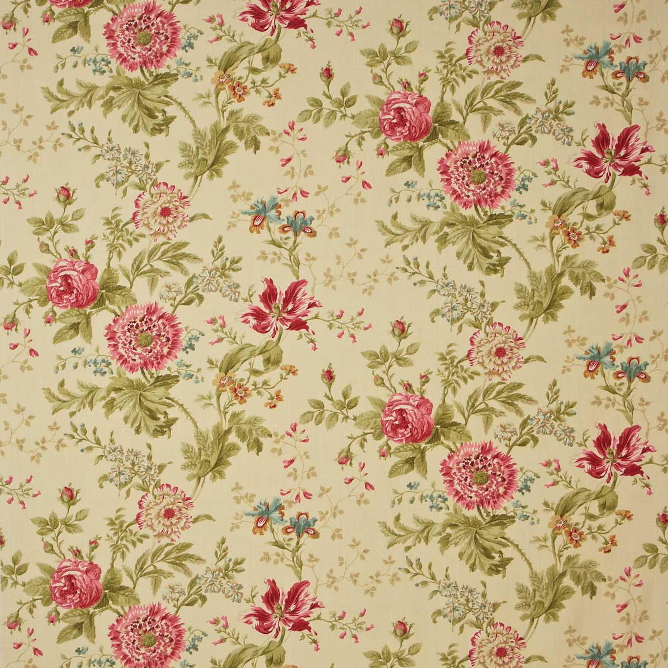 Elouise Fabric by Sanderson - DCOUEL202 - Willow/Pink