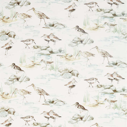 Estuary Birds Fabric by Sanderson