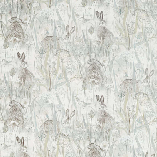 Dune Hares Fabric by Sanderson - DEBB226436 - Mist/Pebble