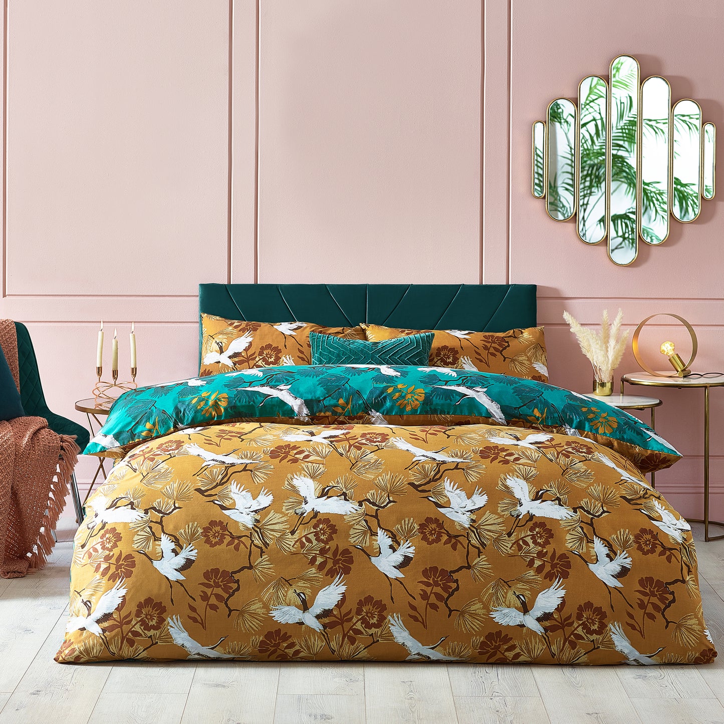 Demoiselle Duvet Set Mustard