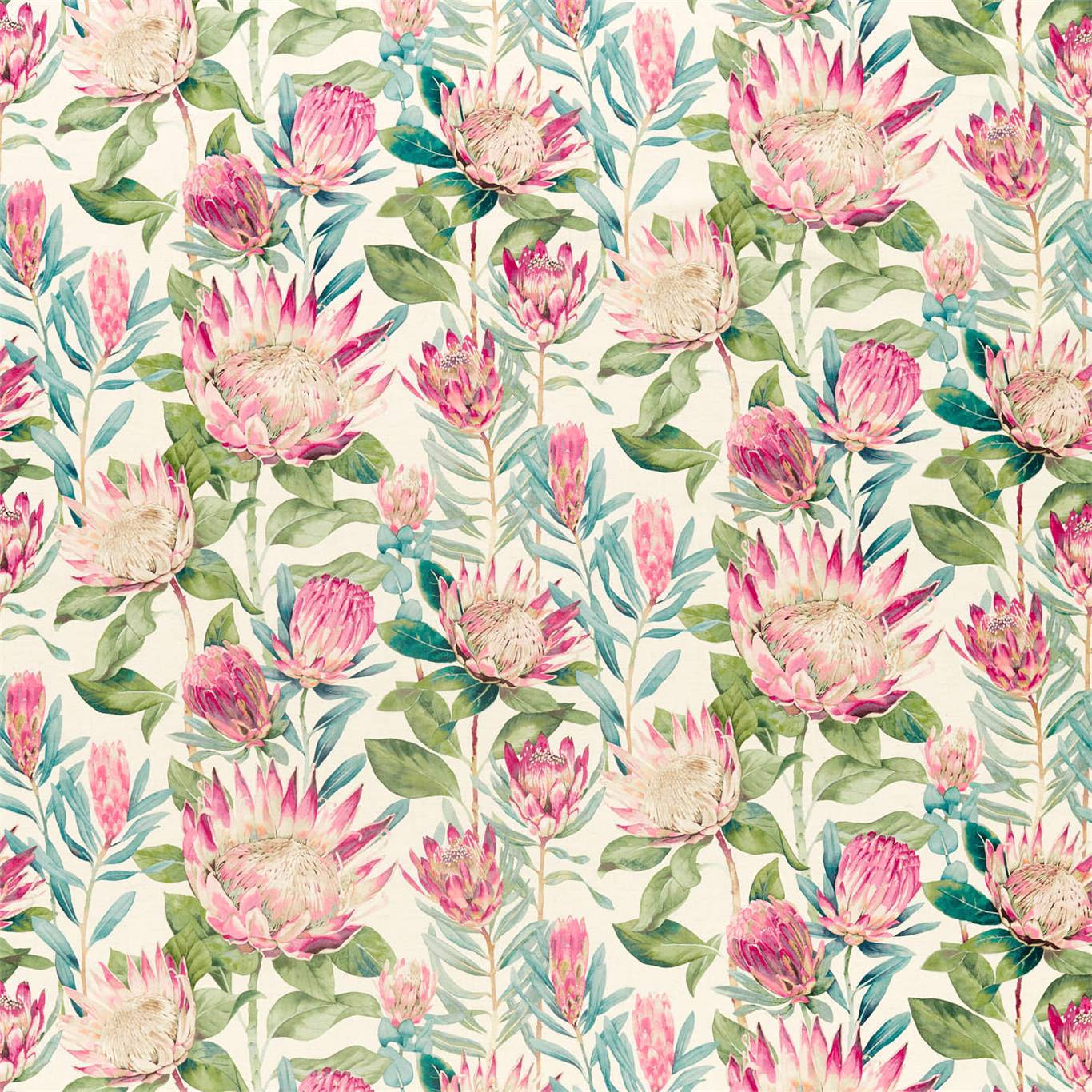 King Protea Fabric by Sanderson