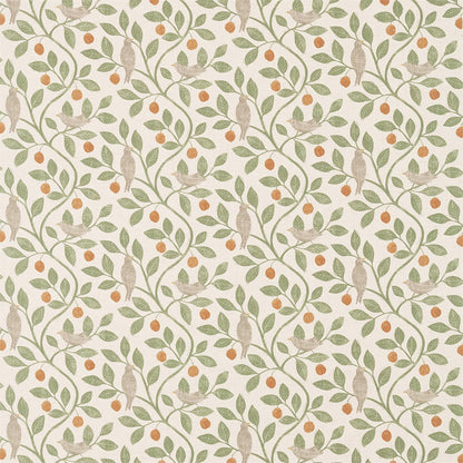 Damson Tree Fabric by Sanderson Home - DHPO226362 - Brick/Fennel