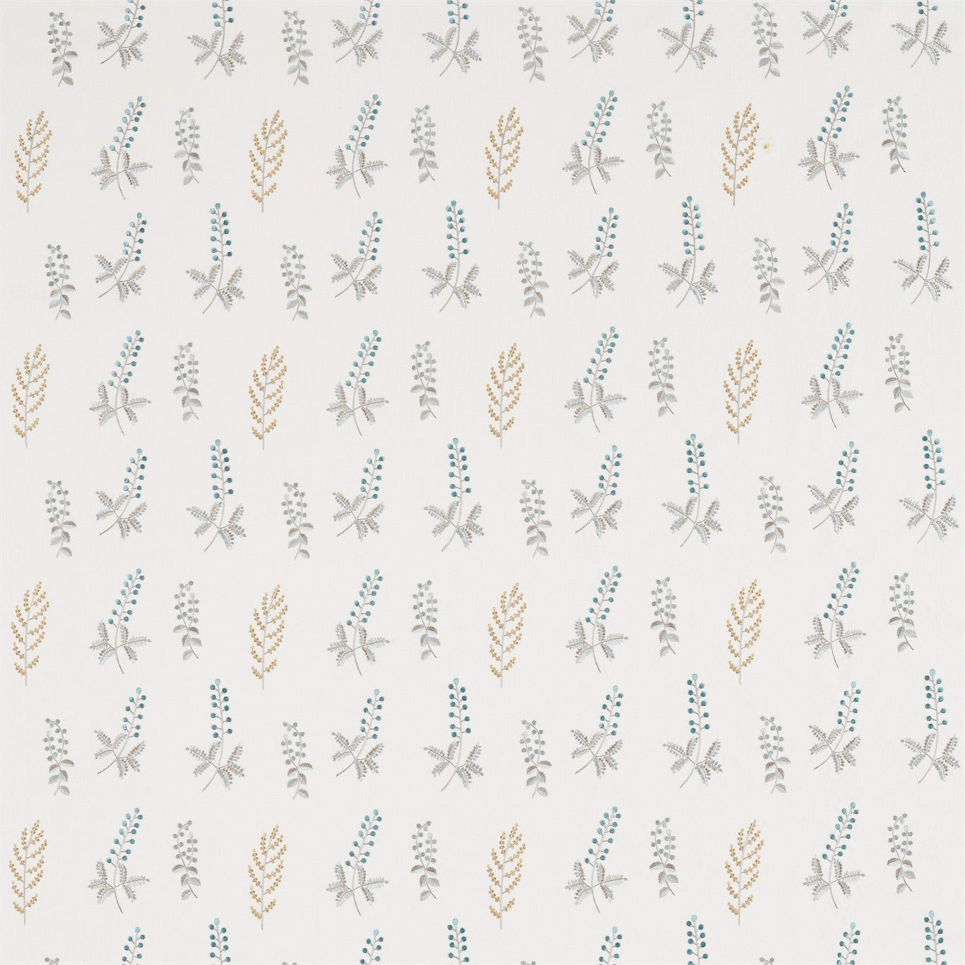 Bilberry Fabric by Sanderson Home - DHPO236424 - Dijon/Teal