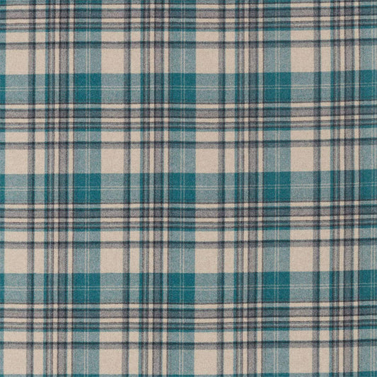Bryndle Check Fabric by Sanderson - DISW236735 - Chasm
