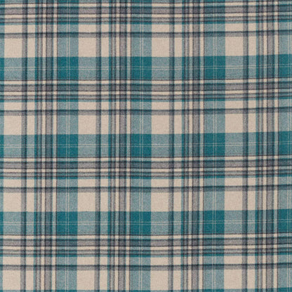 Bryndle Check Fabric by Sanderson - DISW236735 - Chasm