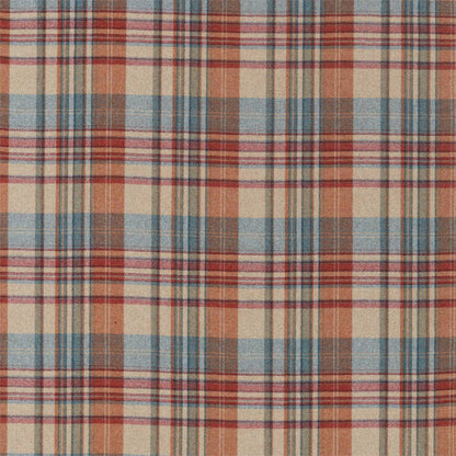 Bryndle Check Fabric by Sanderson - DISW236738 - Russet/Amber