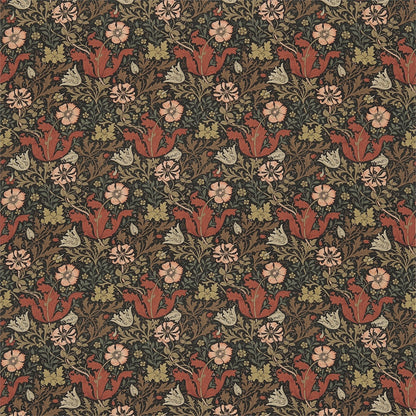 Compton Fabric by Morris & Co. - DJA196201 - Terracotta/Multi
