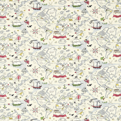 Treasure Map Fabric by Sanderson