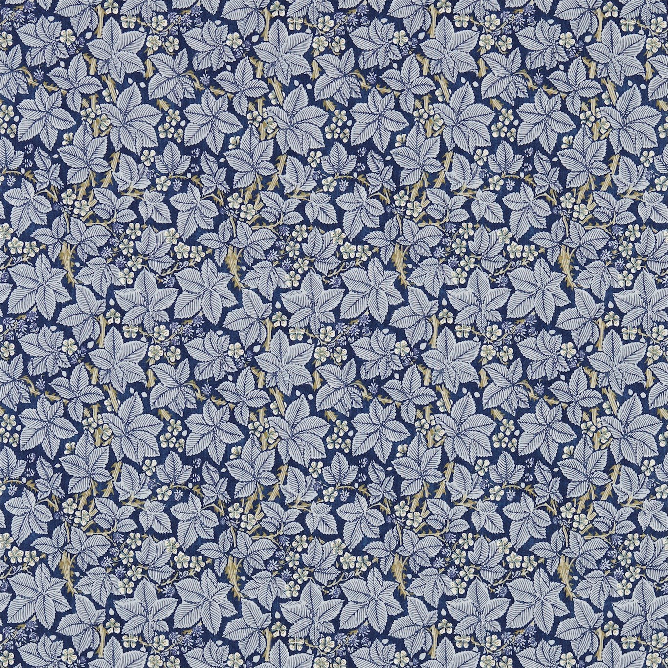 Bramble Fabric by Morris & Co. - DM3P224463 - Indigo/Mineral