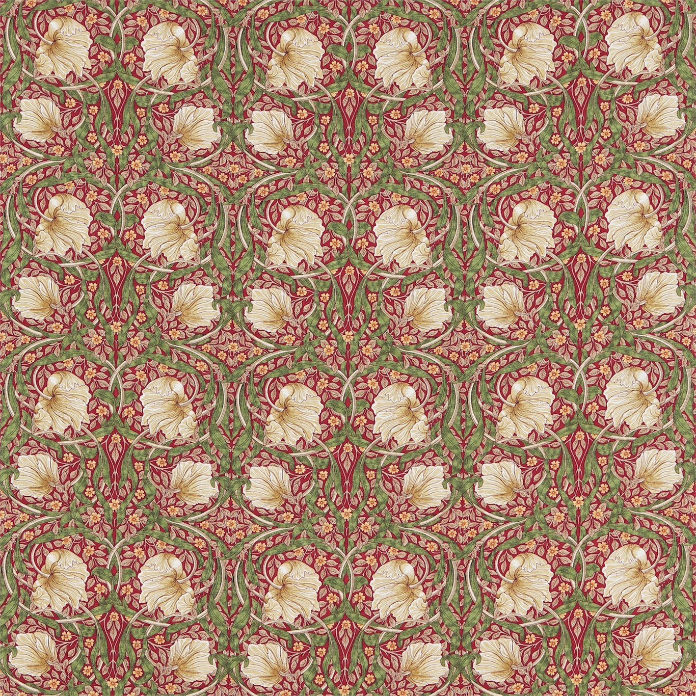 Pimpernel Fabric by Morris & Co.