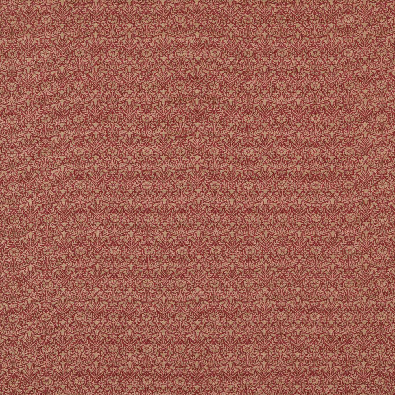 Bellflowers Weave Fabric by Morris & Co. - DM4U236527 - Russet